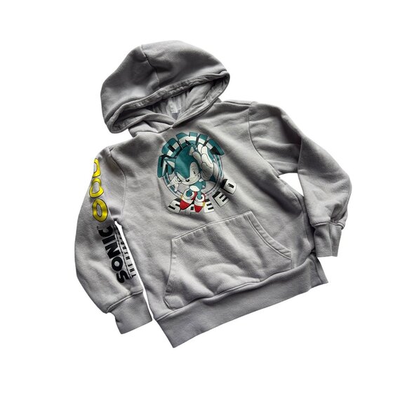 Sonic the Hedgehog Pullover Hoodie | Size XS (4/5) w/front and sleeve graphic - Picture 1 of 4